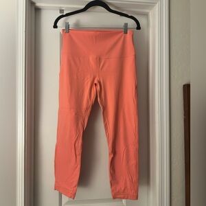 lululemon Align Leggings in Vibrant Coral
